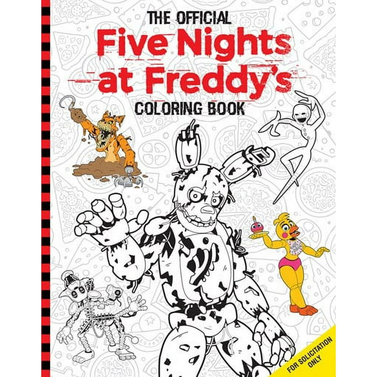 Official five nights at freddys coloring book