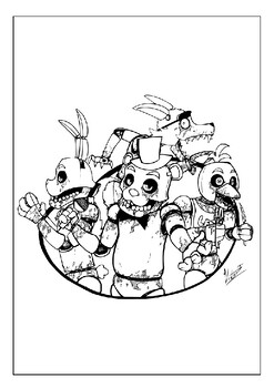 Unleash your creativity with five nights at freddys printable coloring pages