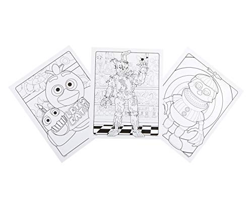 Crayola five nights at freddys coloring pages adult coloring cou â