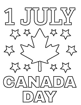 Canada day coloring pages cards coloring sheets canada flag maple leaf