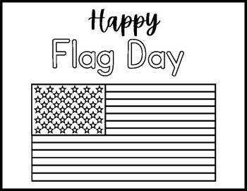 Flag day coloring sheet tpt