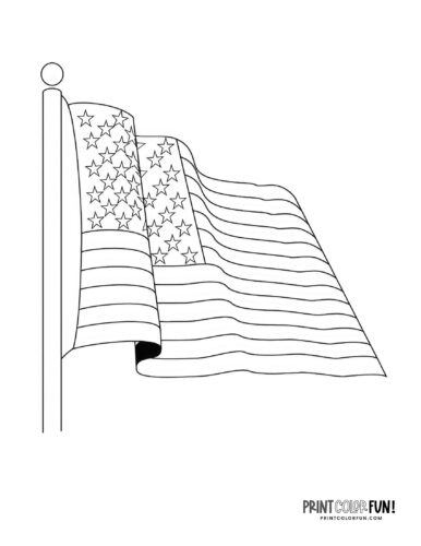 American flag clipart coloring pages crafts facts learning fun inspired by old glory at