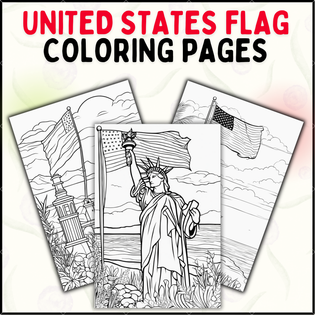 United states flag day coloring pages great way to show your love for the usa made by teachers