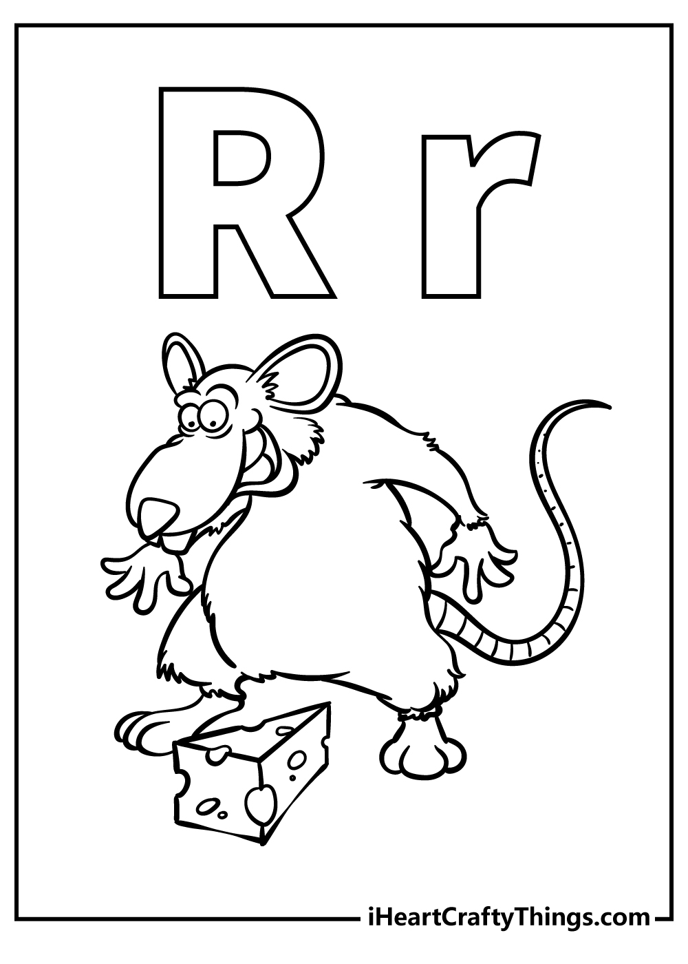 Letter r coloring pages free printables