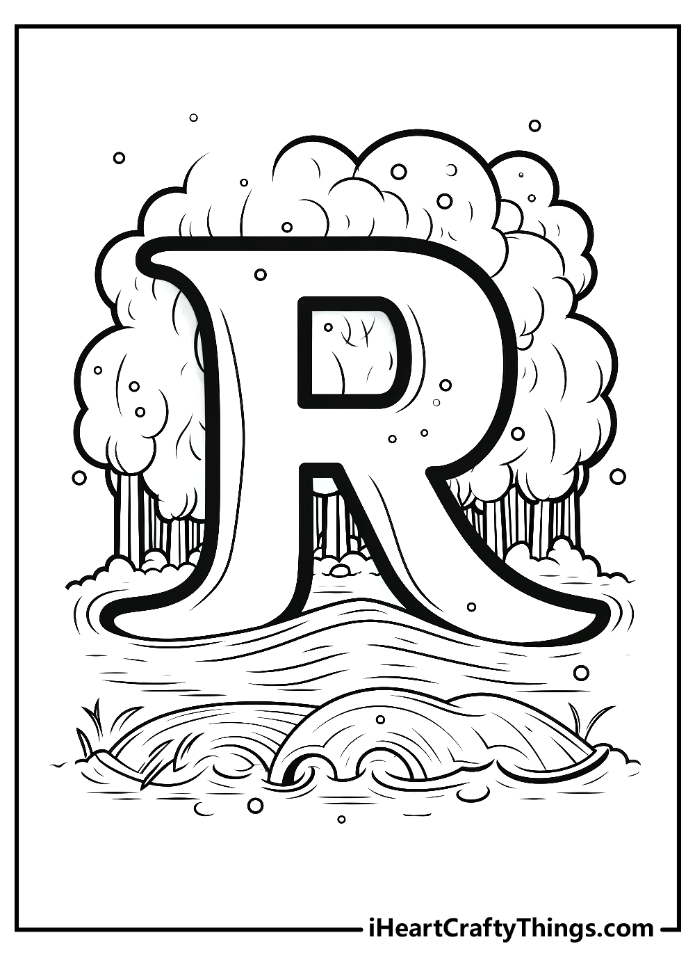 Letter r coloring pages free printables