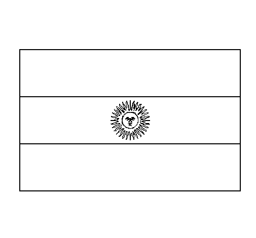 Argentina coloring page