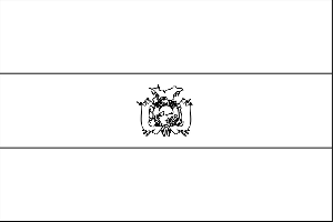 Bolivia flag coloring page