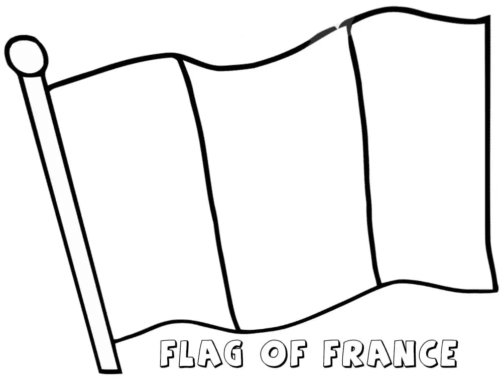 France flag fãrbung seite