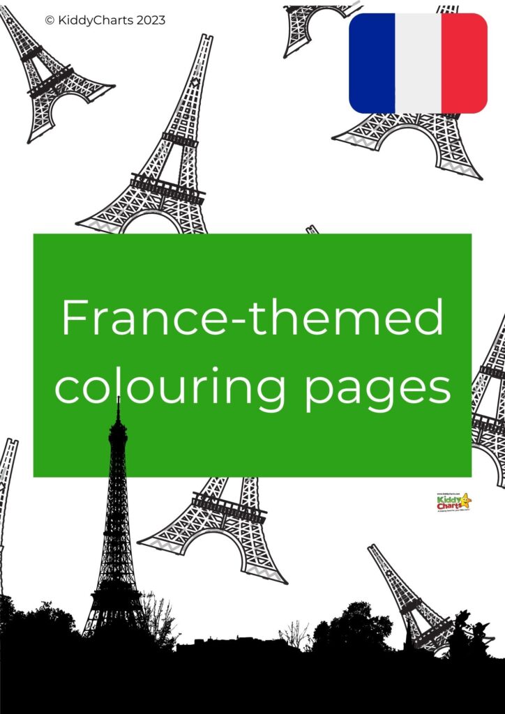 Unleash creativity with our free france and french flag coloring pages