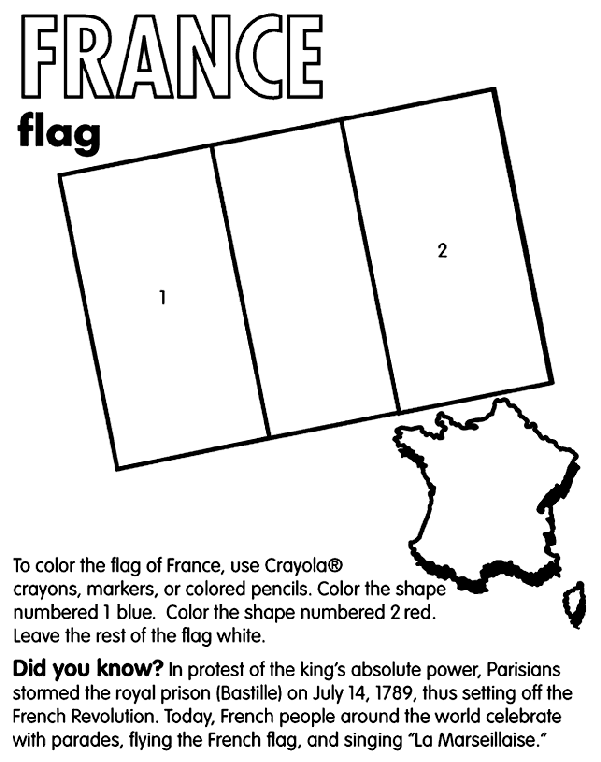 France flag flag coloring pages france for kids