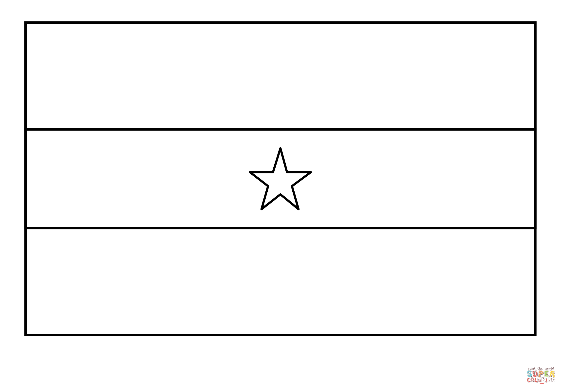 Flag of ghana emoji coloring page free printable coloring pages