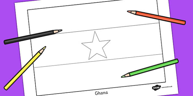 Ghana flag louring sheet