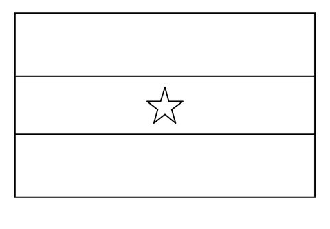 Flag of ghana emoji coloring page free printable coloring pages