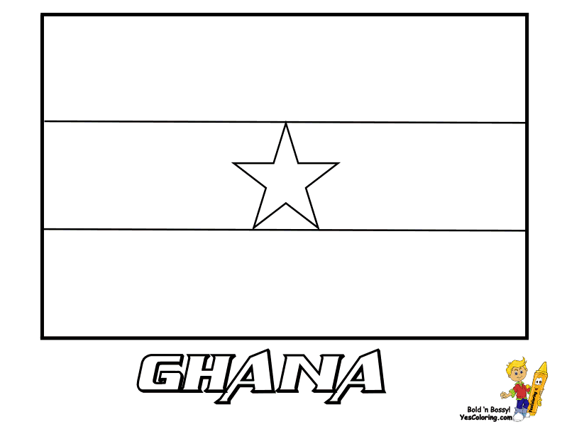 Flag of ghana emulhos