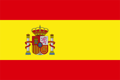 Coloring page for the flag of spain