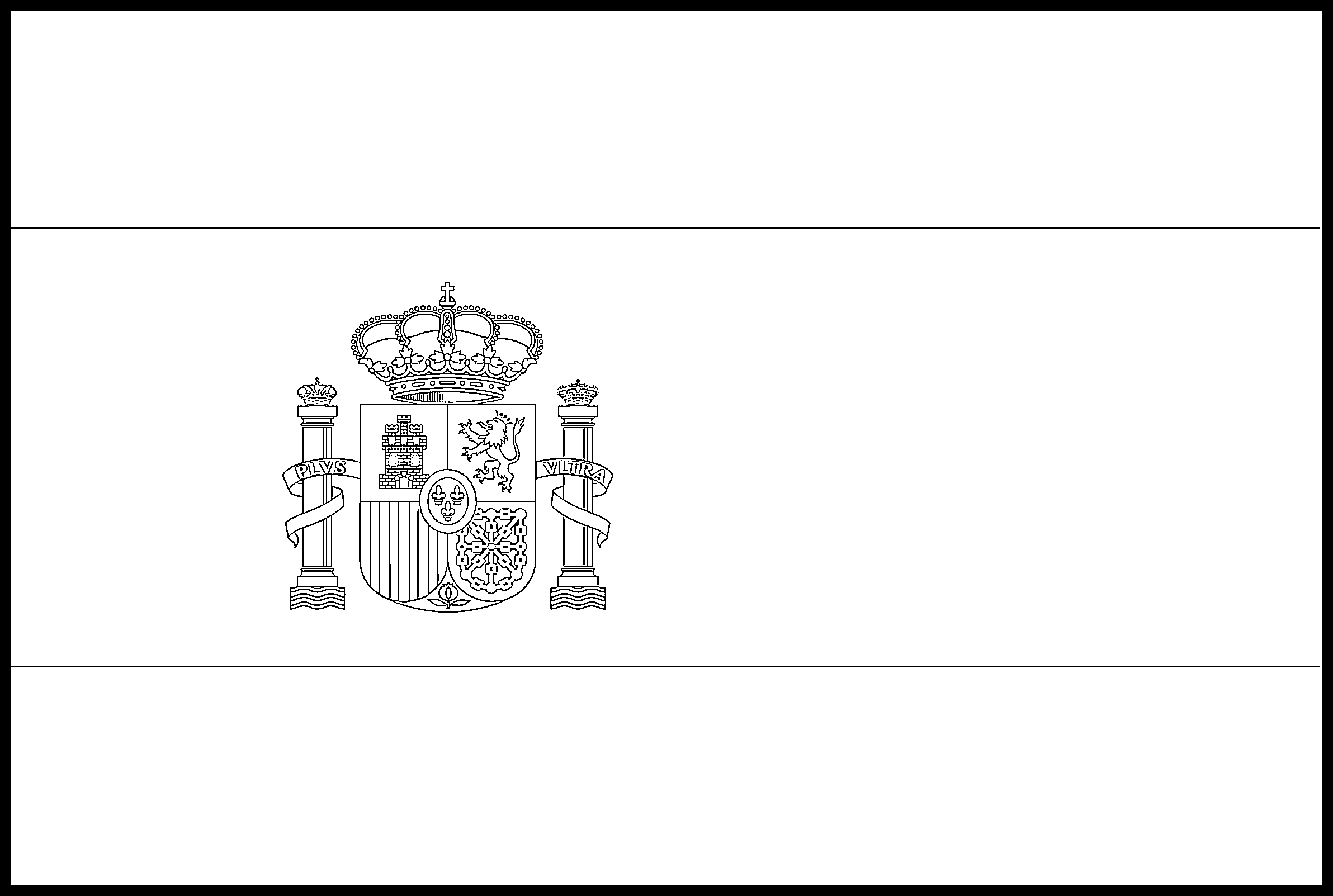 Spain flag colouring page â flags web