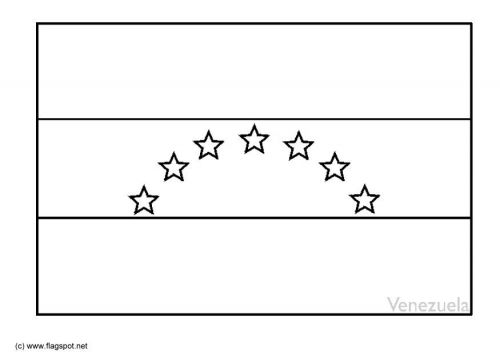 Coloring page flag venezuela flag coloring pages venezuela coloring pages