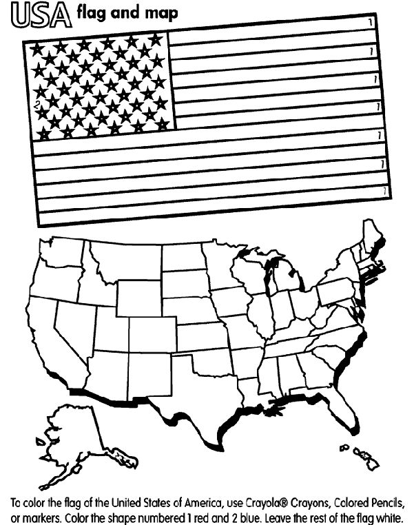 United states of america on crayola flag coloring pages coloring pages american flag coloring page