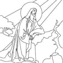 Crucifixion of jesus coloring pages