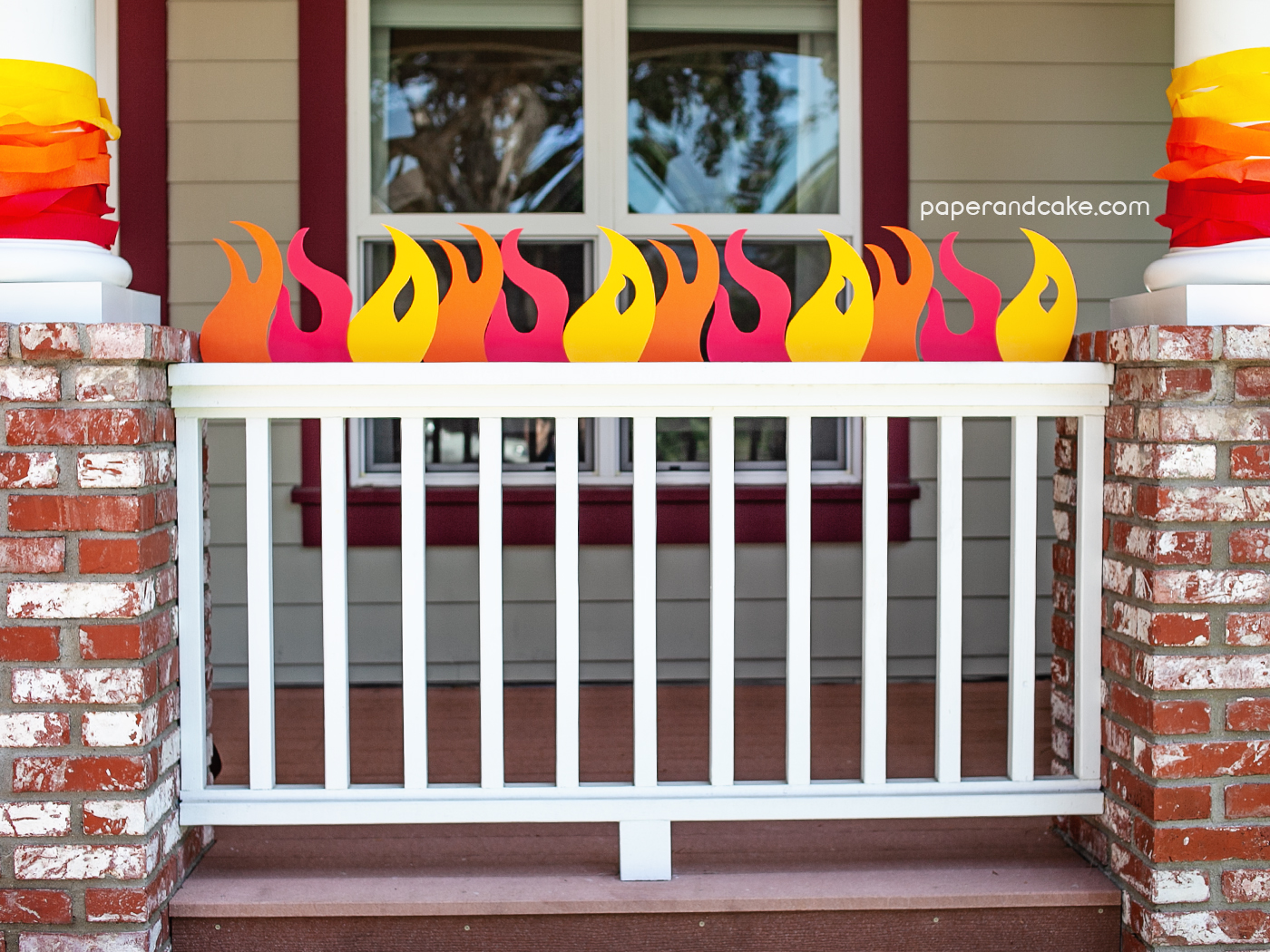 Printable flames and flame templates