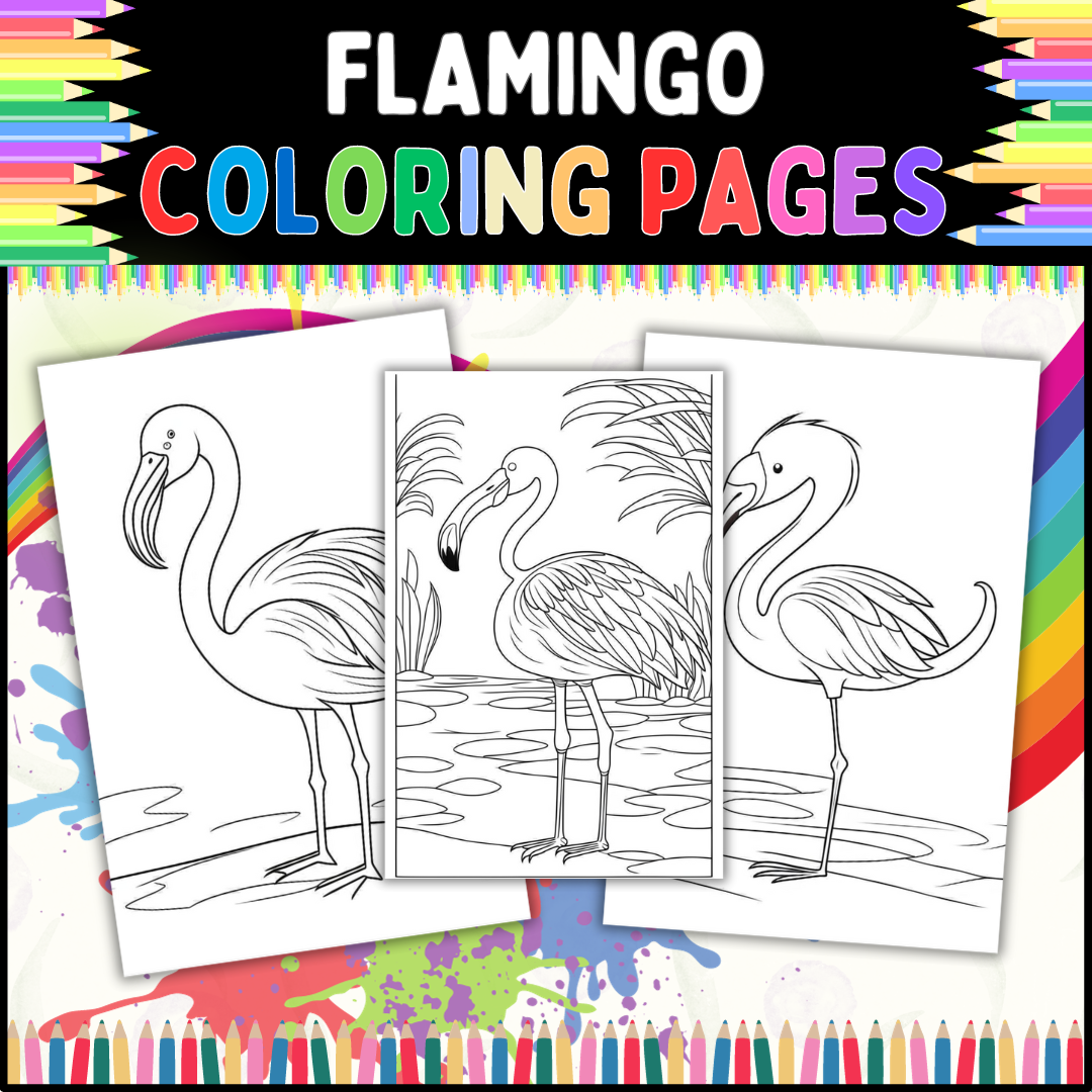 Flamingo coloring pages for kids easy printable flamingo coloring sheets made by teachers