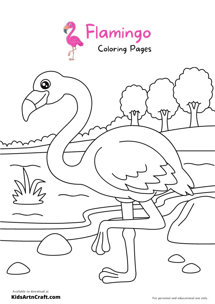 Flamgo colorg pages for kids â free prtables flamgo colorg page colorg pages free prtables kids