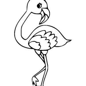 Flamingo coloring pages printable for free download