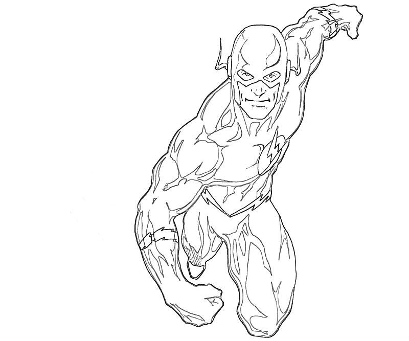 Flash coloring pages