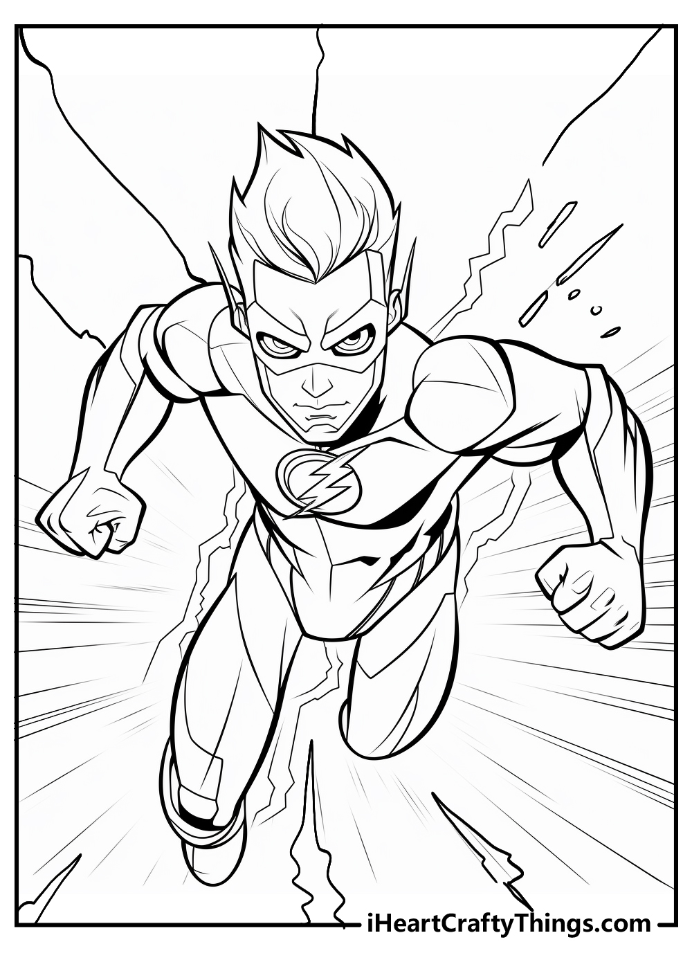 Printable the flash coloring pages updated