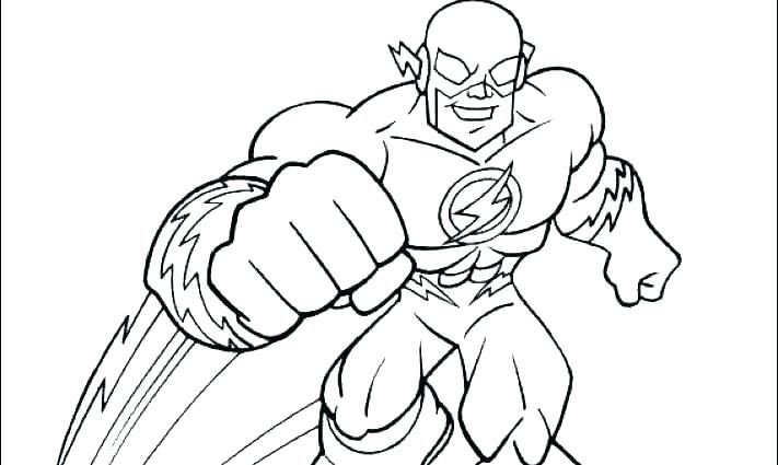 Flash coloring pages pdf