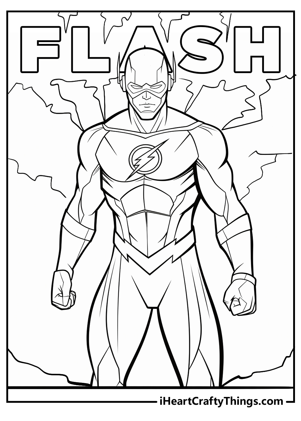 Printable the flash coloring pages updated