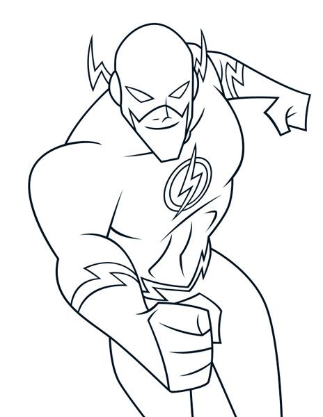 Flash coloring pages superhero coloring pages superhero coloring cartoon coloring pages