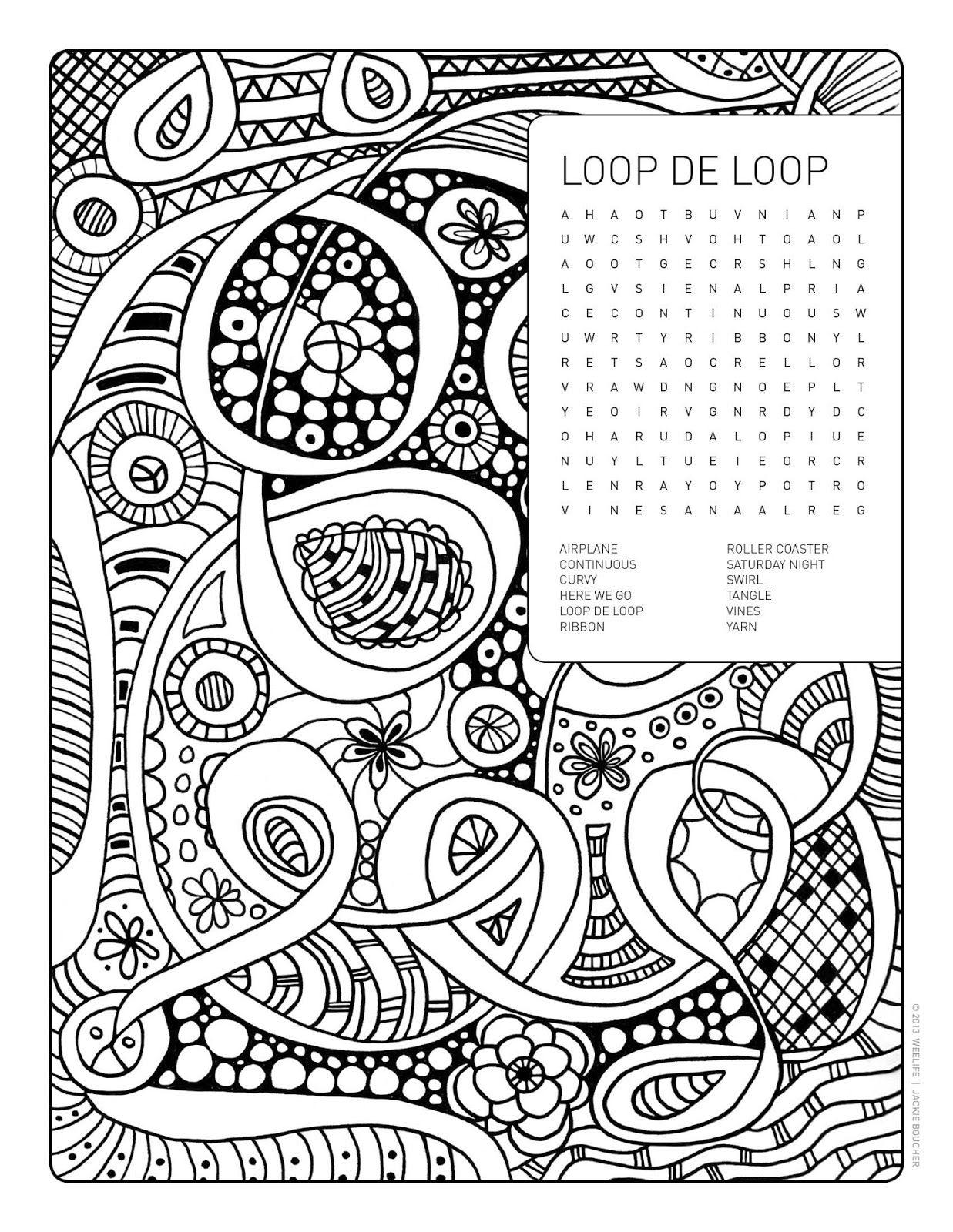 Word searchcoloring page coloring pages free printable word searches words