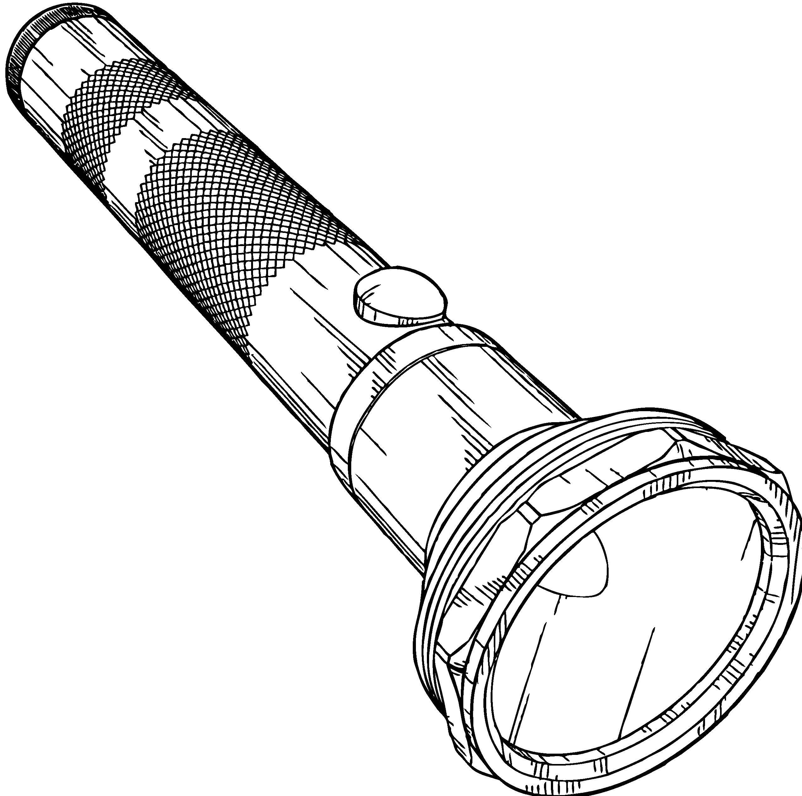 Online coloring pages flash coloring page flashlight flashlight