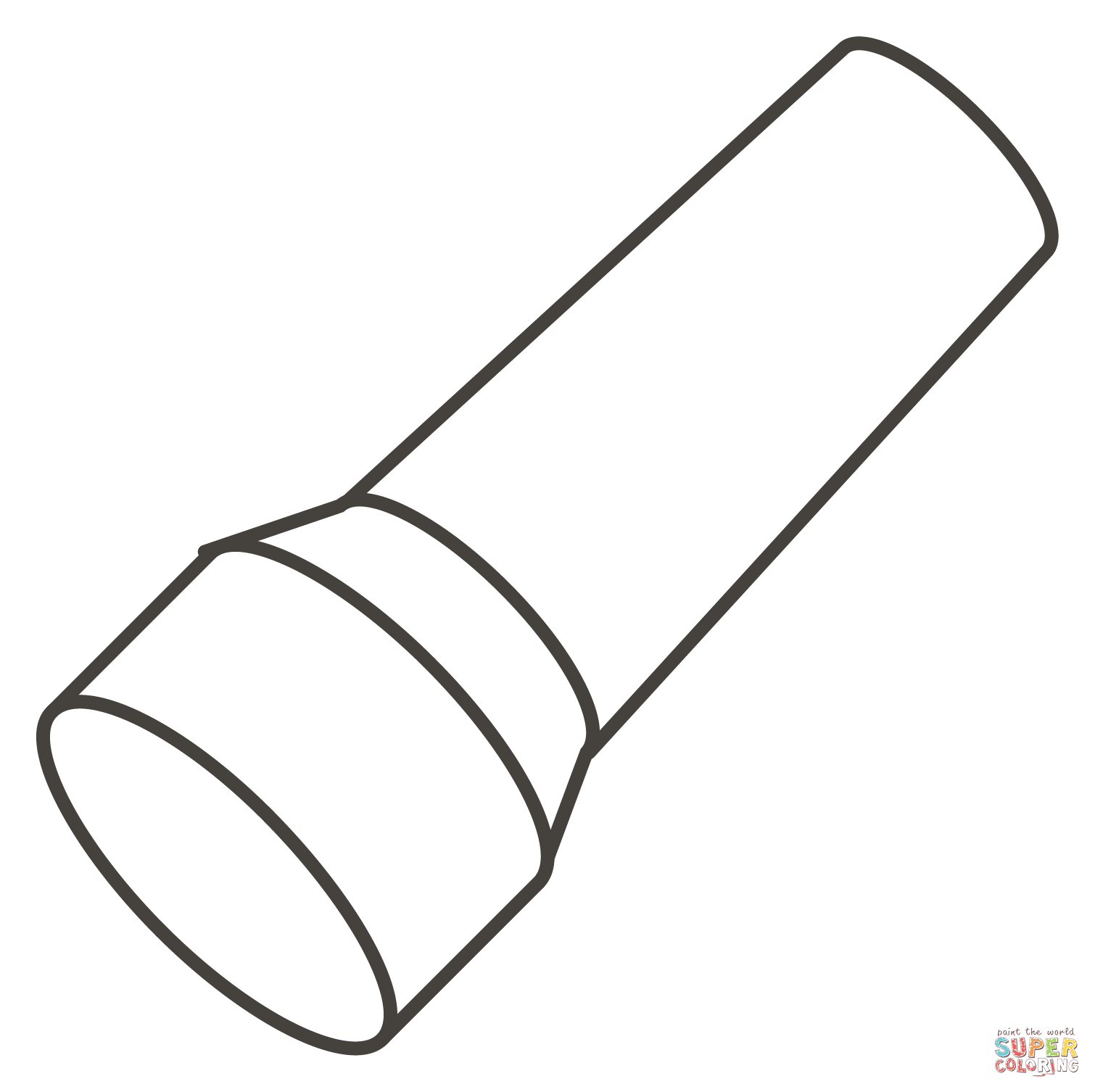 Flashlight coloring page free printable coloring pages