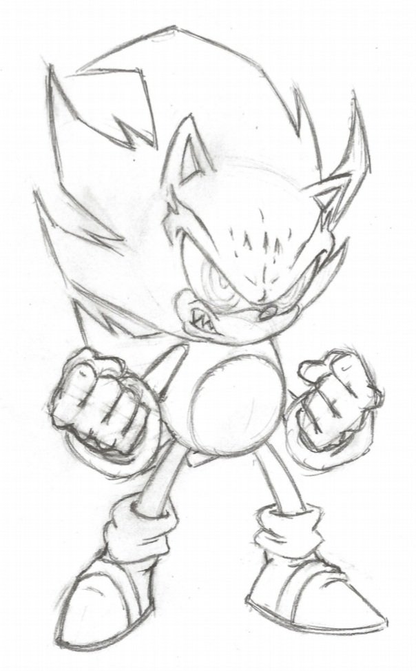The analytical artist on x mugidrawsfleetwaysupersonic super sonic sonic the icfleetway in the definitive richard elson artstyle i should really give this ic a read someday stay tuned when i eventually color