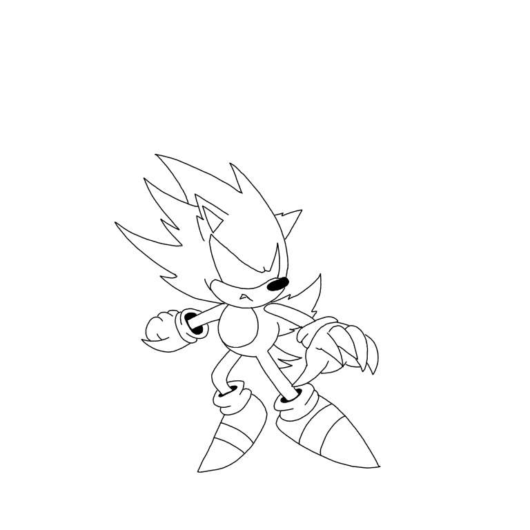 Oof fleetway drawing sonic omniverse amino