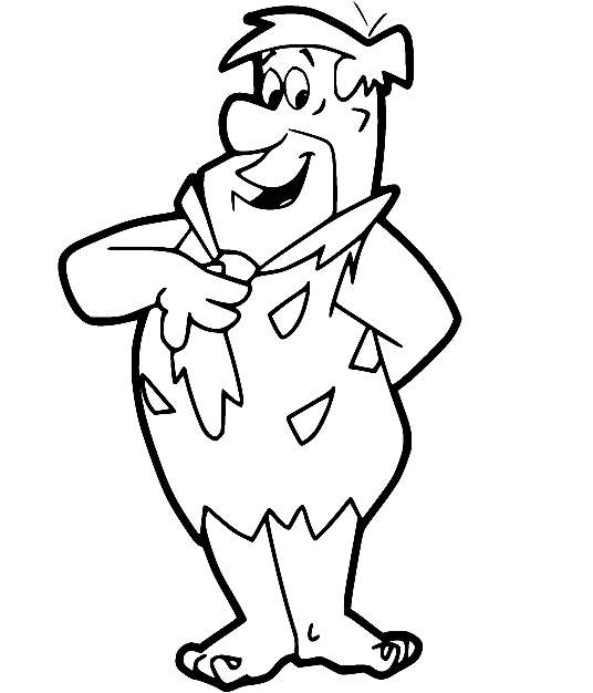 Flintstones coloring pages printable for free download