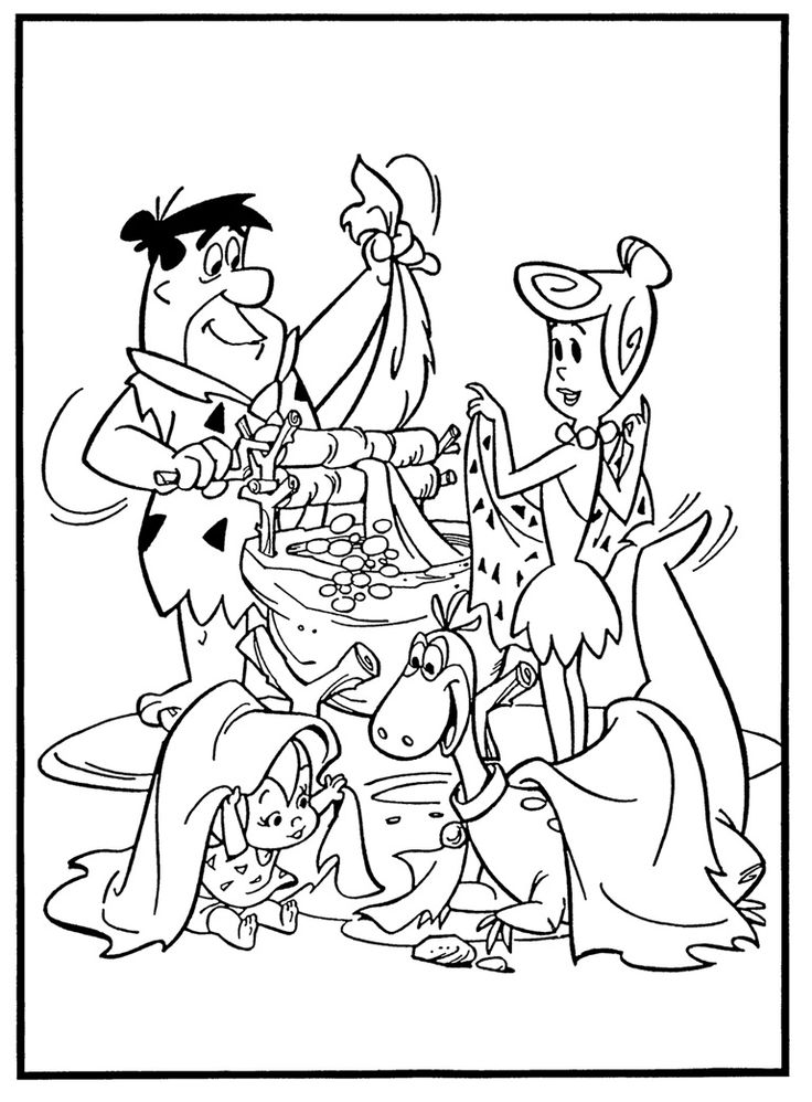 Flintstones coloring page pãginas para colorir pãginas para colorir da disney livro de colorir