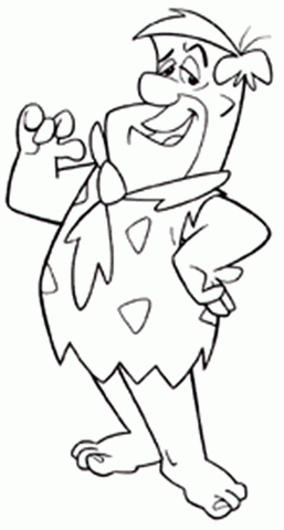 The flintstones coloring pages free coloring pages