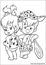 The flintstones coloring pages on coloring