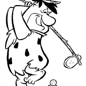 Flintstones coloring pages printable for free download