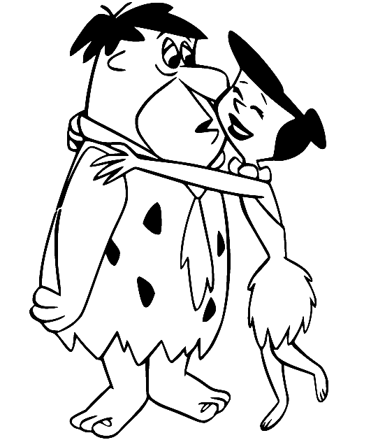 Flintstones coloring pages printable for free download