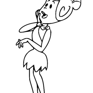 Flintstones coloring pages printable for free download