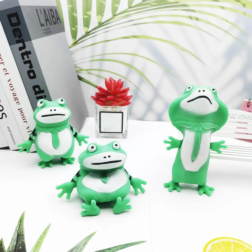 Cartoon frog vent stress relief toy ok