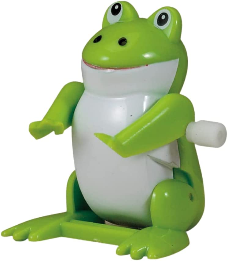 Wind up flipping frog