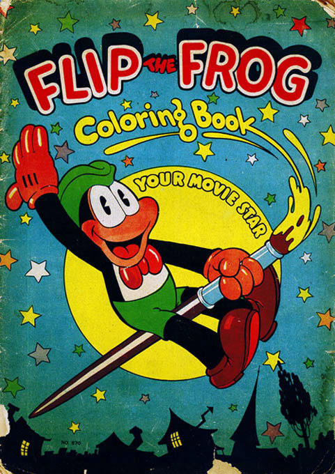 Flip the frog coloring book coloring books at retro reprints