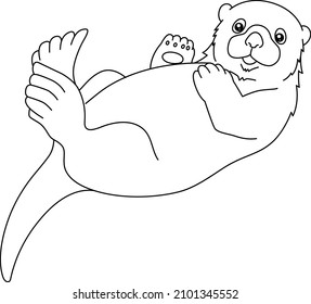 Otter coloring images stock photos d objects vectors