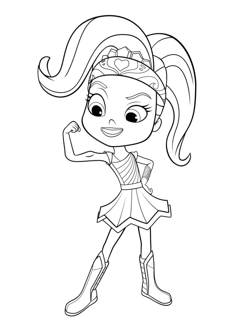 Rainbow rangers coloring pages free printable little sorceresses rainbow coloring pages rainbow balloons