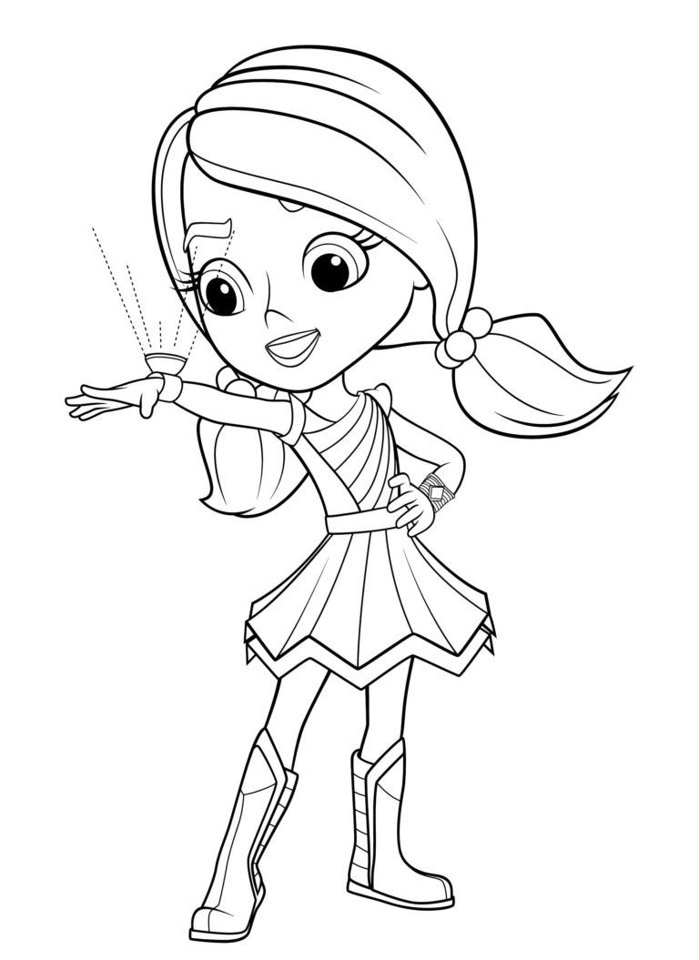 Rainbow rangers coloring pages free printable little sorceresses coloring pages coloring books animal coloring pages